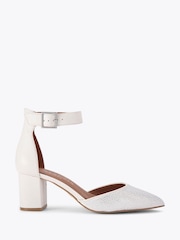 Kurt Geiger London White Burlington Crystal Shoes - Image 1 of 4