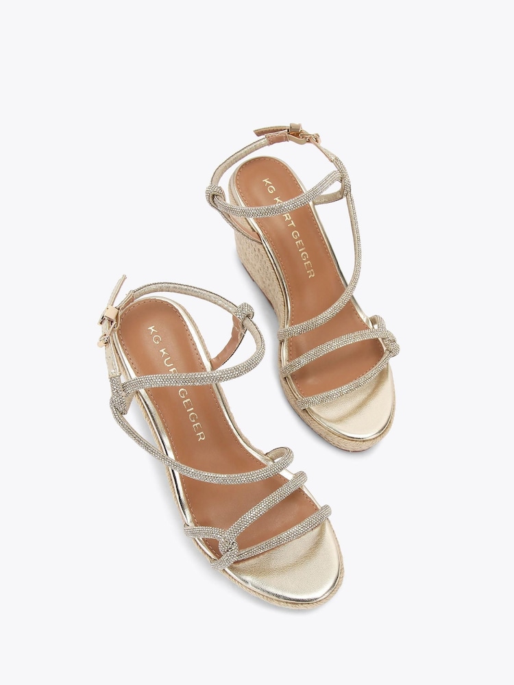 KG Kurt Geiger Primrose Wedge Sandals - Image 2 of 4
