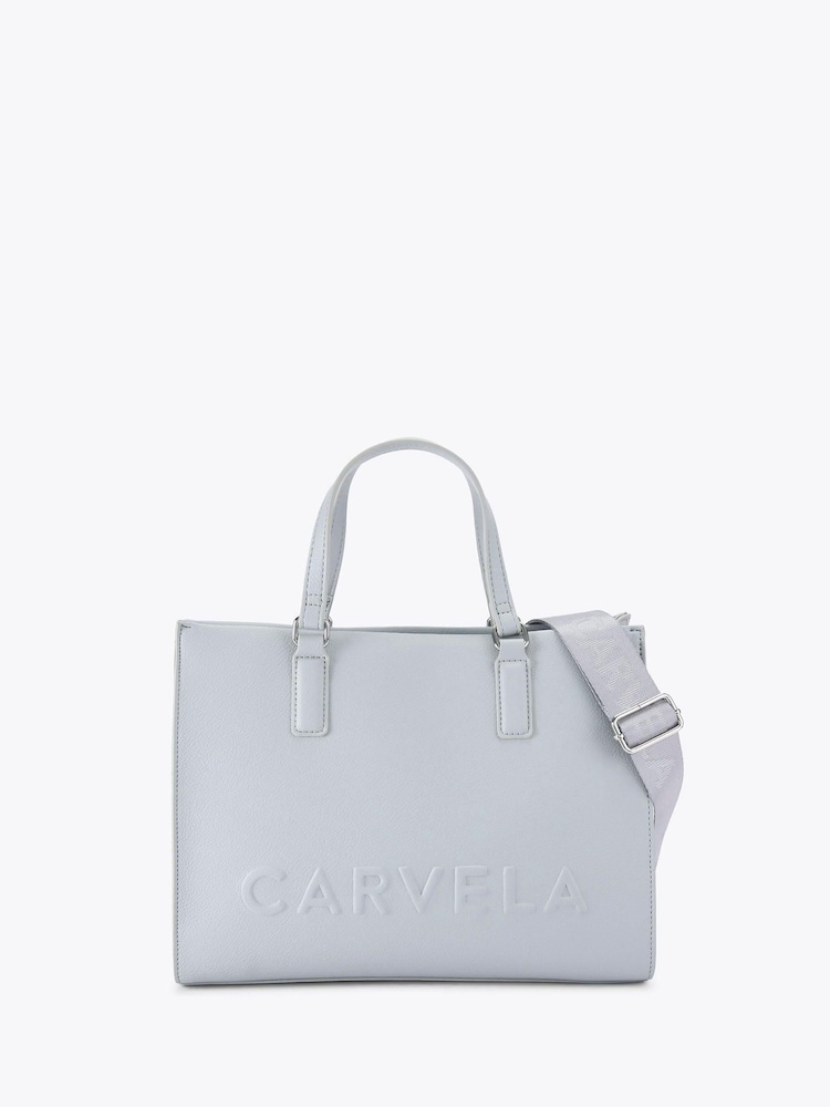Carvela Blue Frame Midi Tote Bag - Image 1 of 4