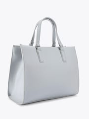 Carvela Blue Frame Midi Tote Bag - Image 3 of 4