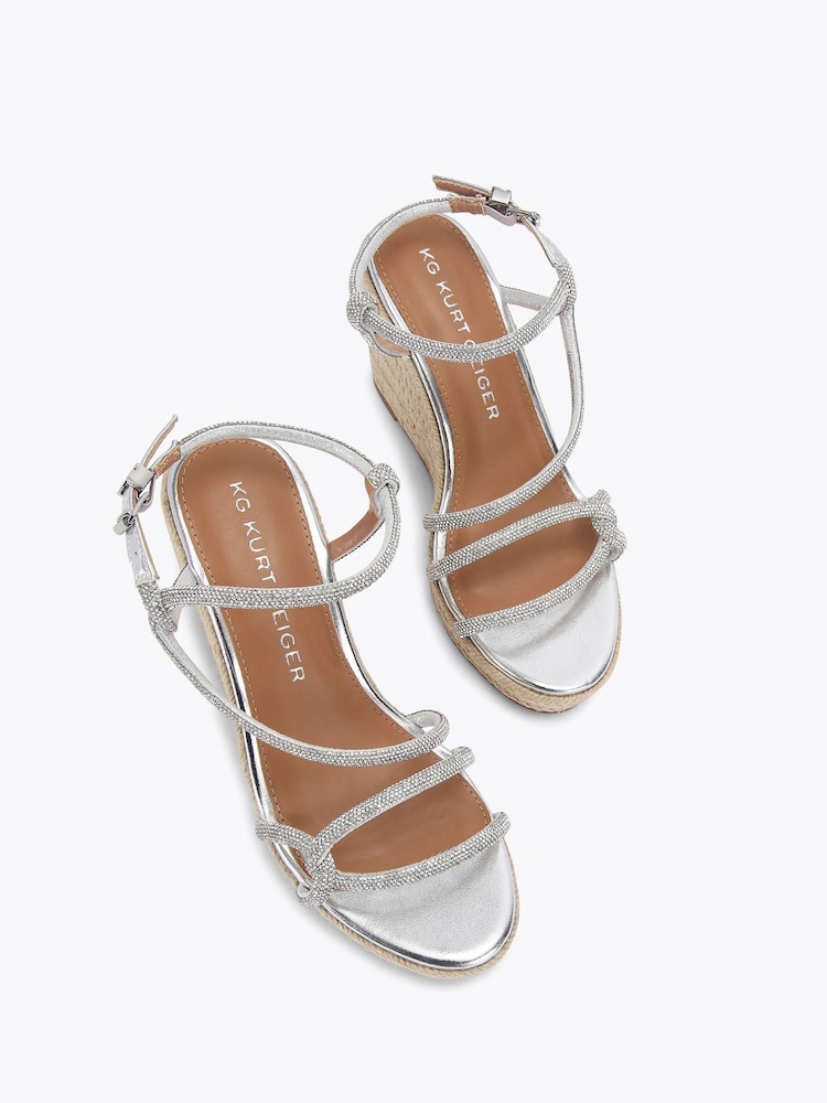 KG Kurt Geiger Primrose Wedge Sandals - Image 2 of 4