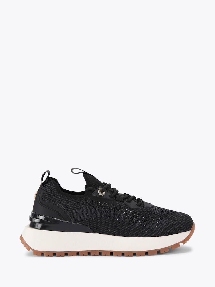 Kg Kurt Geiger Louisa Knit Gem Trainers - Image 1 of 4