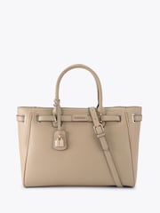 pardo - Carvela Bolsa cinto natural violeta Belted Tote - Imagem 1 de 4