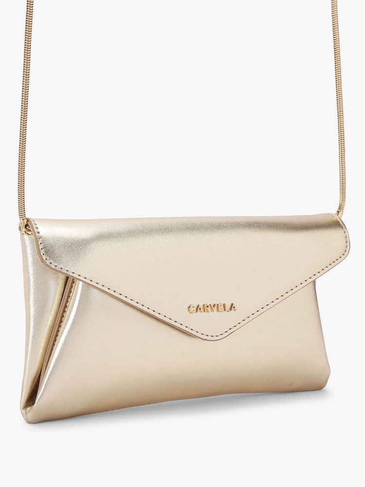 Gold Plated Brown - Сумка-конверт Carvela Megan - Изображение 2 из 4