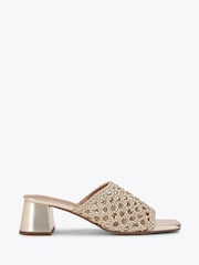Золотой - Кремовые сандалии KG Kurt Geiger REMI - Image 1 of 4
