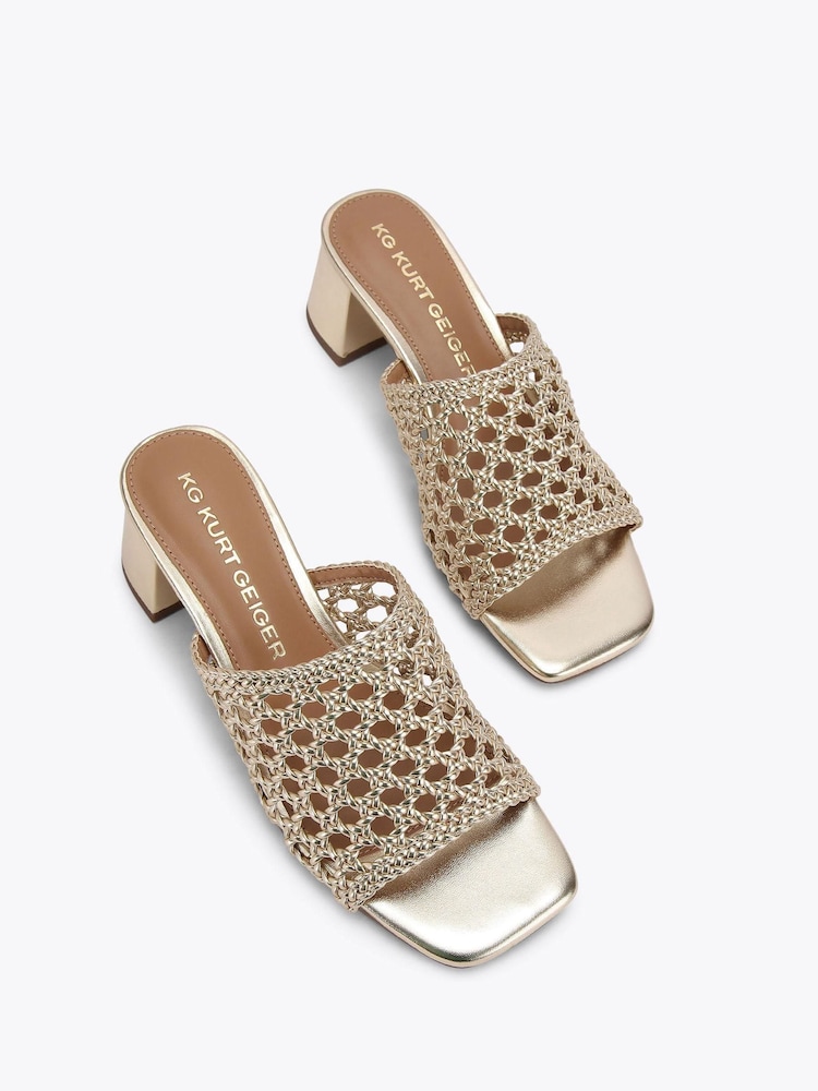 Золотой - Кремовые сандалии KG Kurt Geiger REMI - Image 2 of 4