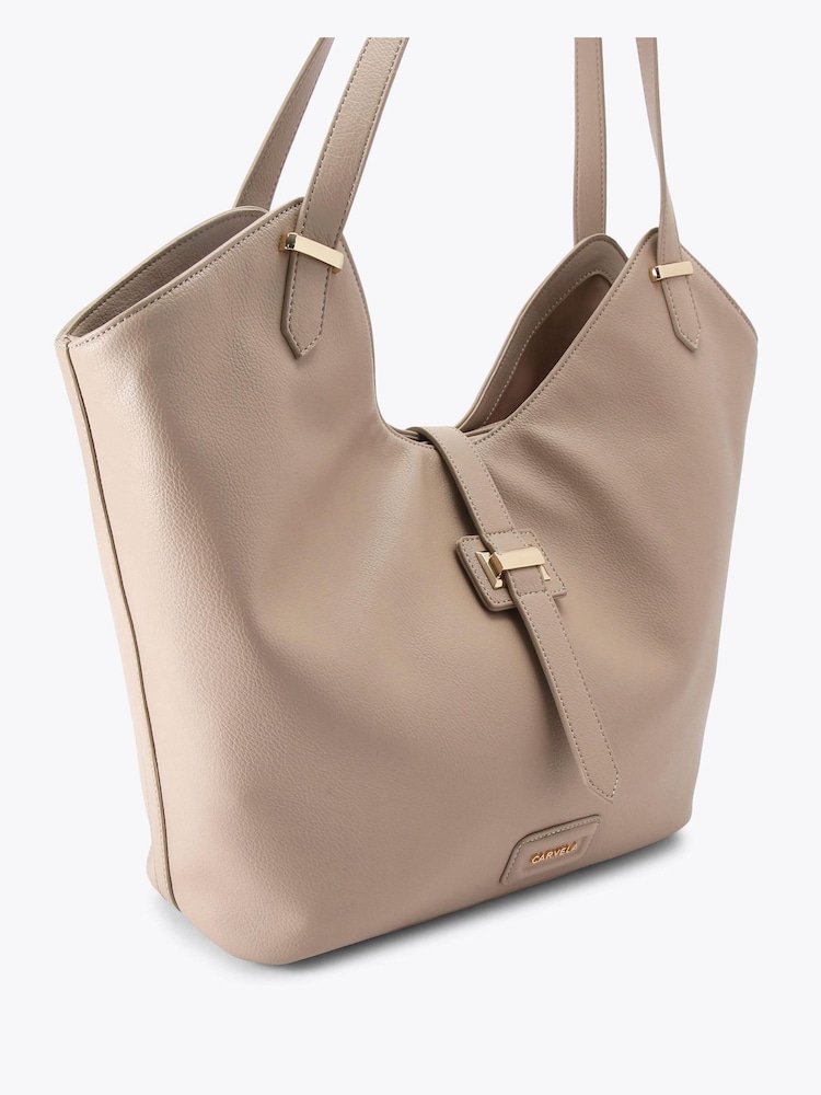 Nude - Carvela Capri Soft Tote Bag - Imagen 2 de 4