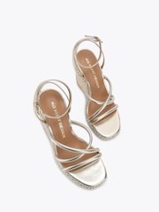 KG Kurt Geiger Gold PEYTON Sandals - Изображение 2 из 4