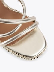 KG Kurt Geiger Gold PEYTON Sandals - Изображение 3 из 4