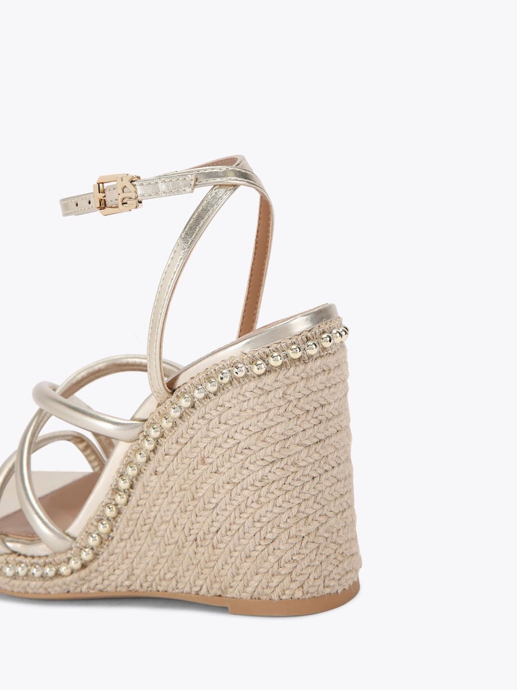 KG Kurt Geiger Gold PEYTON Sandals - Изображение 4 из 4