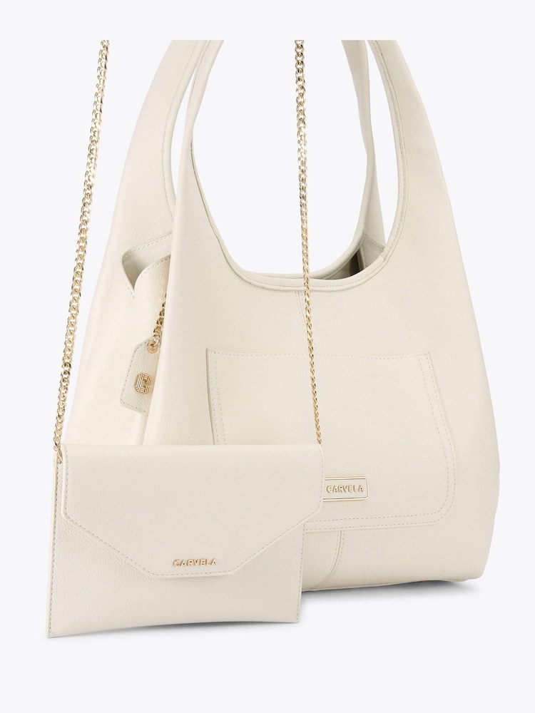 Carvela Milano Shoulder Bag with Clutch - Image 2 of 4