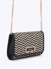 Carvela Capri Weave Black Clutch Bag - Image 2 of 4