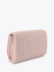 Pink - Carvela Pink Sardinia Weave Clutch Bag - Bild 4 von 5