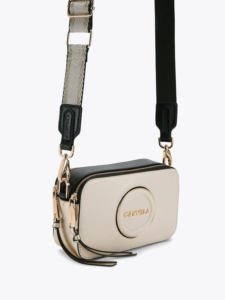 Carvela Cream Roma Circle Camera Bag - Image 4 of 4