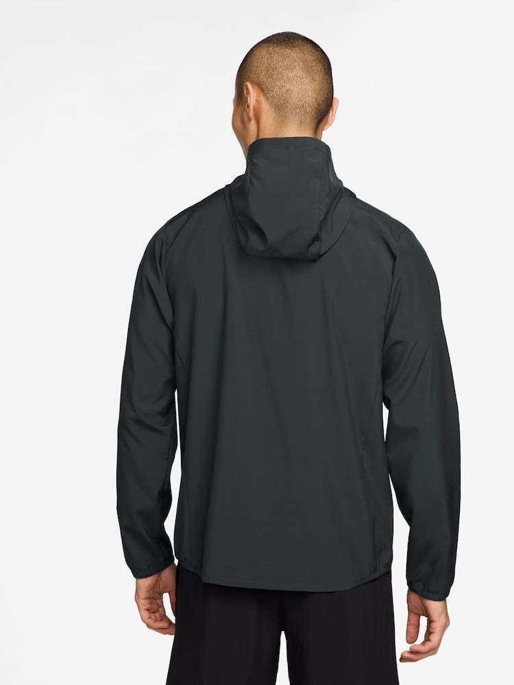 Dunkles Algen-Grün - Nike Dri-FIT Form Training Kapuzenjacke - Bild 2 von 4