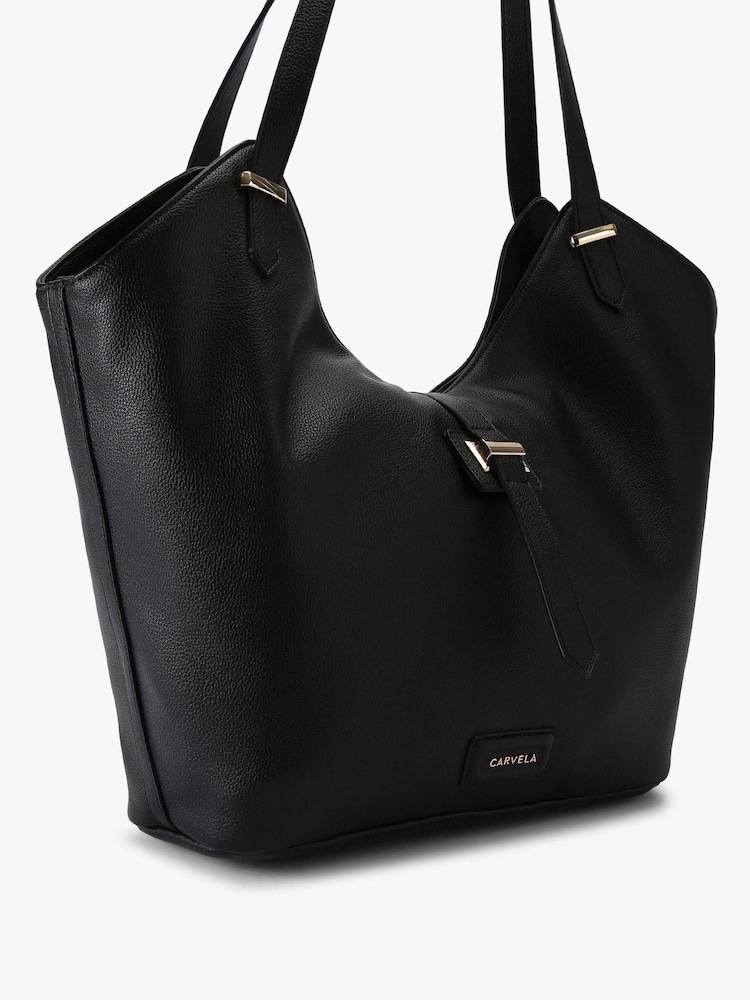 Negro - Carvela Capri Soft Tote Bag - Imagen 2 de 4