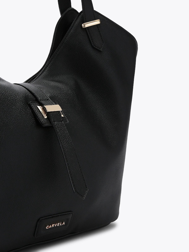Negro - Carvela Capri Soft Tote Bag - Imagen 4 de 4