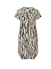 Evans Blue Linen Rich Dress - Image 6 of 6
