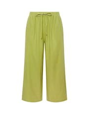 Evans Wide Leg Linen Rich White Trousers - Image 5 of 5