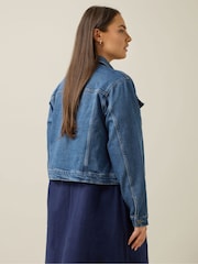 Evans Blue Premium Stretch Denim Jacket - Image 2 of 5