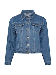 Evans Blue Premium Stretch Denim Jacket - Image 5 of 5