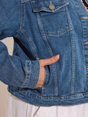 Evans Premium Stretch Denim Jacket - Bilde 6 av 7