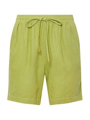 Evans Linen Rich Black Shorts - Image 6 of 6