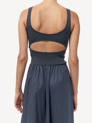 St Agni Grey Bateau Cut Out Dress - Image 5 of 6