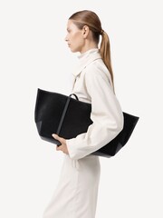 St Agni Black Bateau Tote - Image 4 of 6