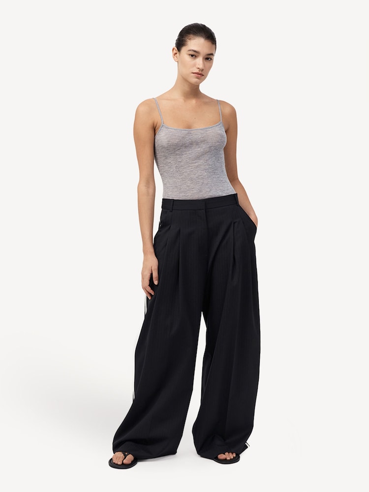 St Agni Black Side Stripe Homme Joggers - Image 1 of 7 St Agni Black Side Stripe Homme Joggers - Image 1 of 7