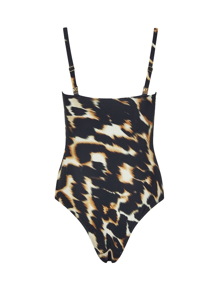 Star by Julien MacDonald Black Printed Swimsuit - Image 2 of 2