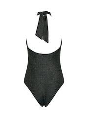 Star by Julien MacDonald Black Metallic Swimsuit - Image 5 of 5