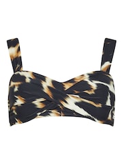 Star by Julien MacDonald Black Printed Bikini Top - Image 2 of 3