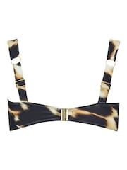 Star by Julien MacDonald Black Printed Bikini Top - Image 3 of 3