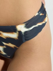 Star by Julien MacDonald Black Printed Bikini Bottoms - Image 4 of 6