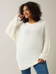 Evans Blue Batwing Jumper - Image 2 of 5