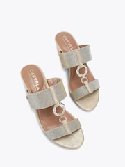 Carvela Comfort Arletta Mid Wedge Sandals - Image 1 of 3