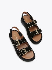 Carvela Comfort Cinzia Black Sandals - Image 1 of 3