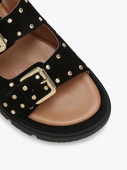 Carvela Comfort Cinzia Black Sandals - Image 2 of 3