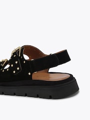 Carvela Comfort Cinzia Black Sandals - Image 3 of 3