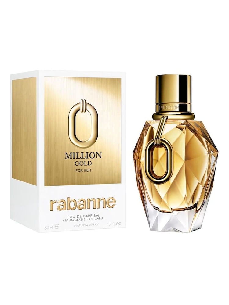 Rabanne Million Gold For Her Eau de Parfum 50ml - Image 2 of 5
