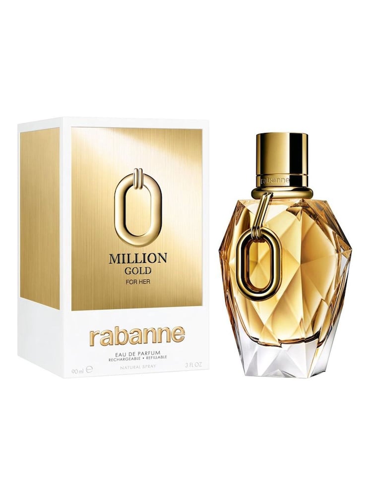 Rabanne Million Gold For Her Eau de Parfum 90ml - Image 2 of 5