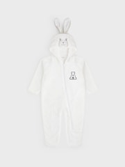 Personalised Baby/Toddler Bunny All-In-One by Alphabet - Image 1 of 4