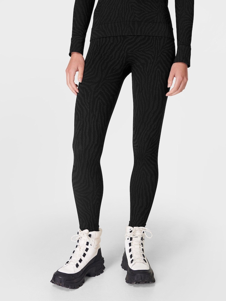 Sweaty Betty Black Animal Base Layer Leggings - Image 1 of 8