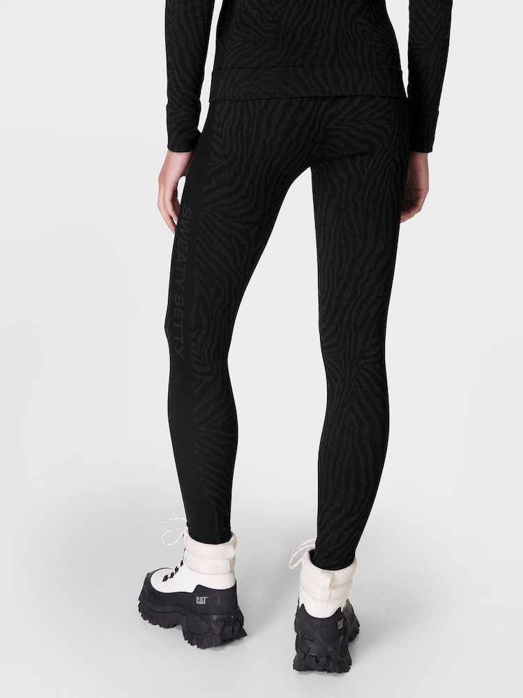 Sweaty Betty Black Animal Base Layer Leggings - Image 2 of 8