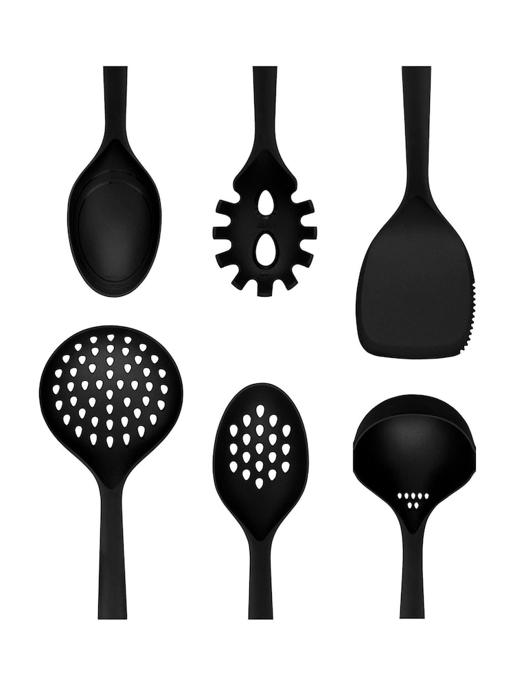 Swan 6 Piece Black Stealth Kitchen Tool Set - Image 1 of 9