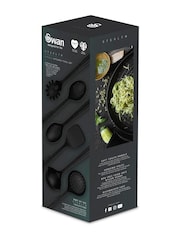 Swan 6 Piece Black Stealth Kitchen Tool Set - Image 8 of 9
