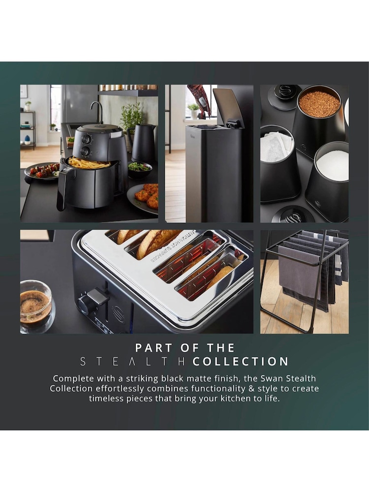 Swan 6 Piece Black Stealth Kitchen Tool Set - Image 9 of 9