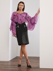Star by Julien MacDonald Black Shaping Pencil Skirt - Image 1 of 6