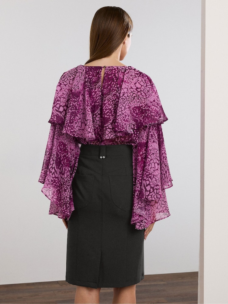Star by Julien MacDonald Black Shaping Pencil Skirt - Image 2 of 6